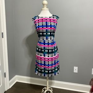 Banana Republic Gingham Patterned dress in multicolor